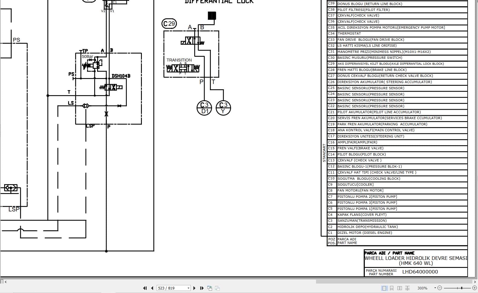 Hidromek Wheel Loader HMK 640WL Workshop Manual L227200501 (3)
