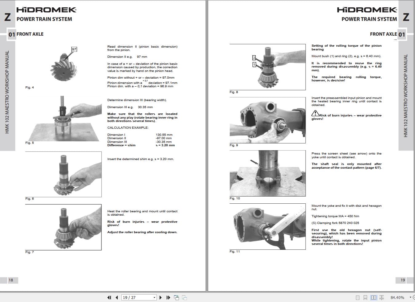 Hidromek ZF Front Axle MS B3035 07 Workshop Manual (2)