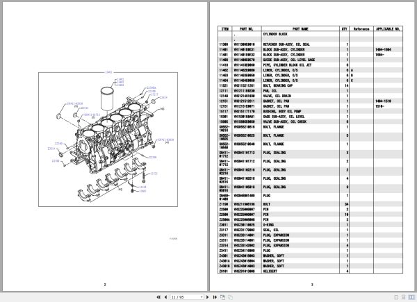 Hino Diesel Engine J08EVV For Kobelco SK330 10 To SK350DLC 10 Parts Catalog 4786 0 A 2021 (2)