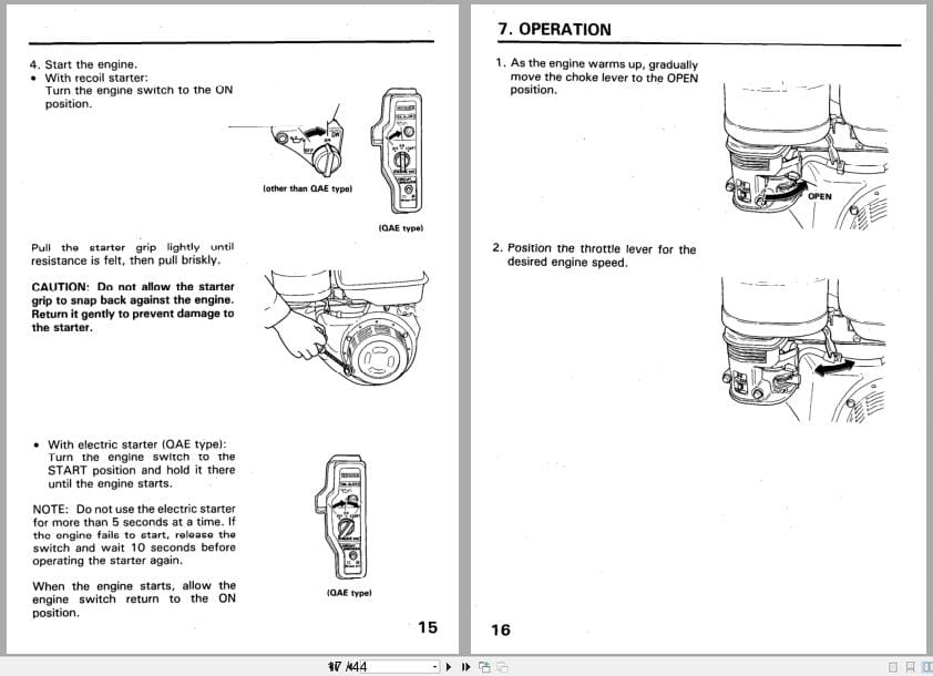 Honda Engine 11HP GX240 GX340 Owners Manual 31ZE2601 (3)