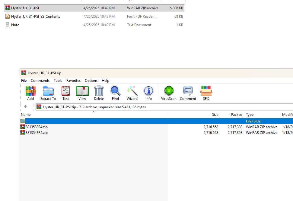 Hyster Forklift Controller Flash Files .Hex 2025 Collection Program 4