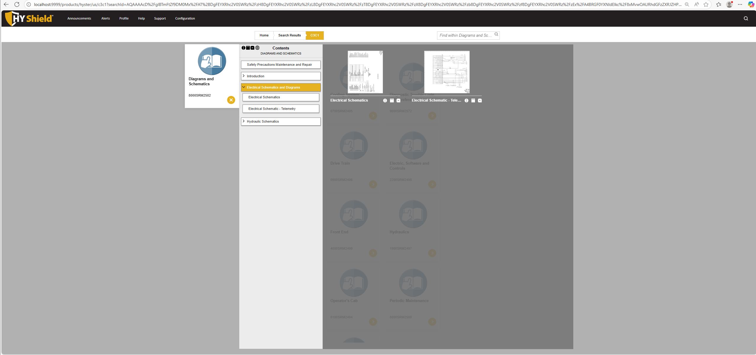Hyster One Soucre Client 10.2025 Schematic Trouble Shooting Codes 6
