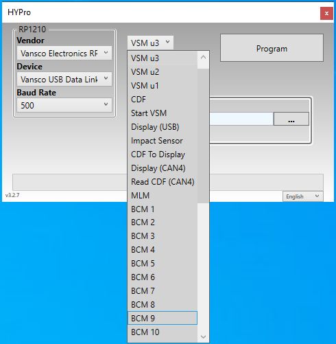 Hyster Yale Forklift Hypro V3.2.7 Program 3