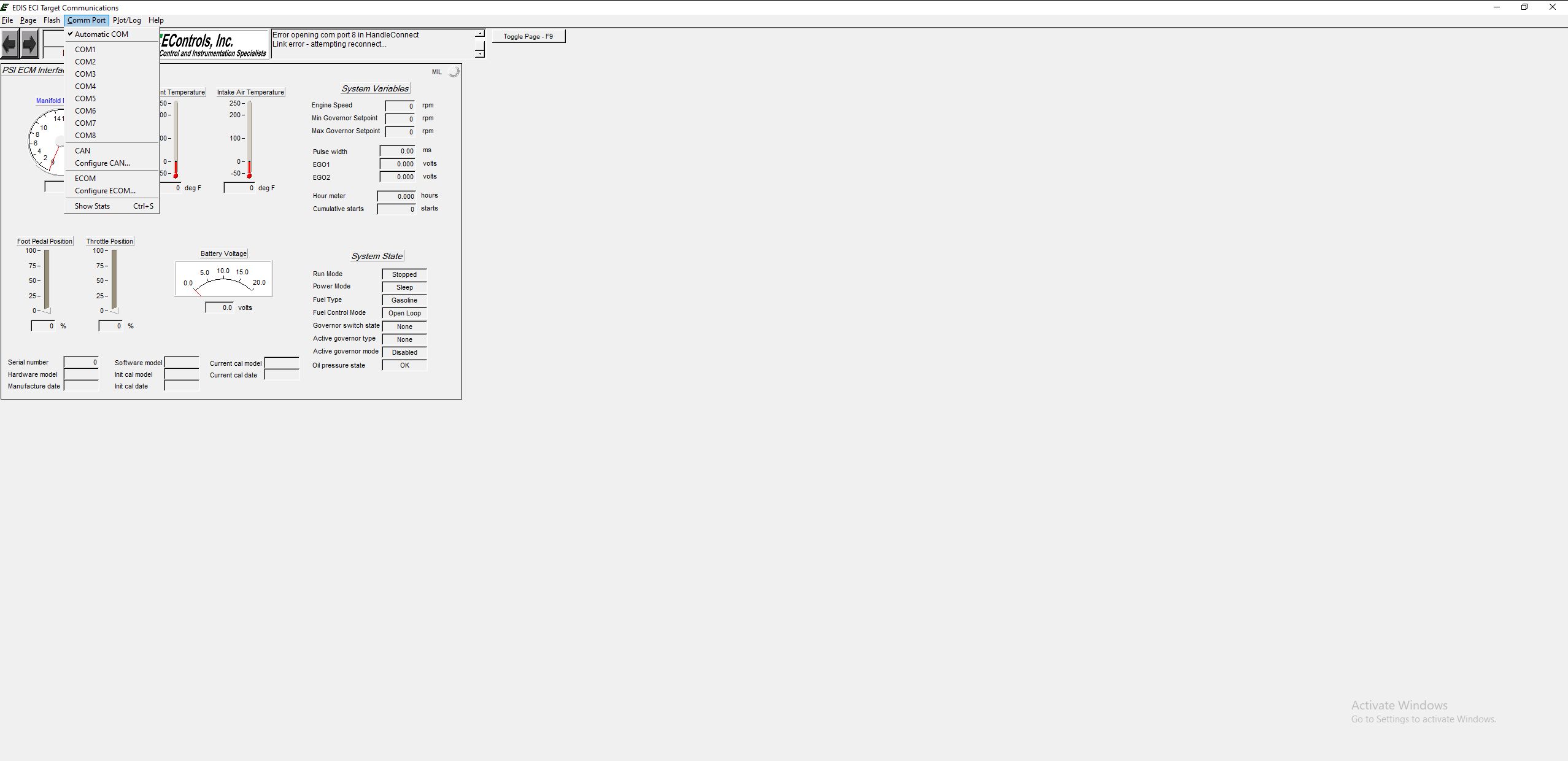 Hyster Yale PSI ECM Display Mazda 20L 22L Aisan 02.2007 Program and Password 2
