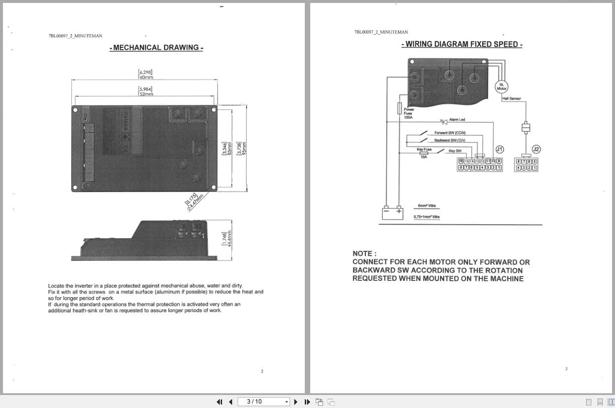 Italsea Microprocessor Control For BLDC Motors 7BL00097 Users Guide (2)