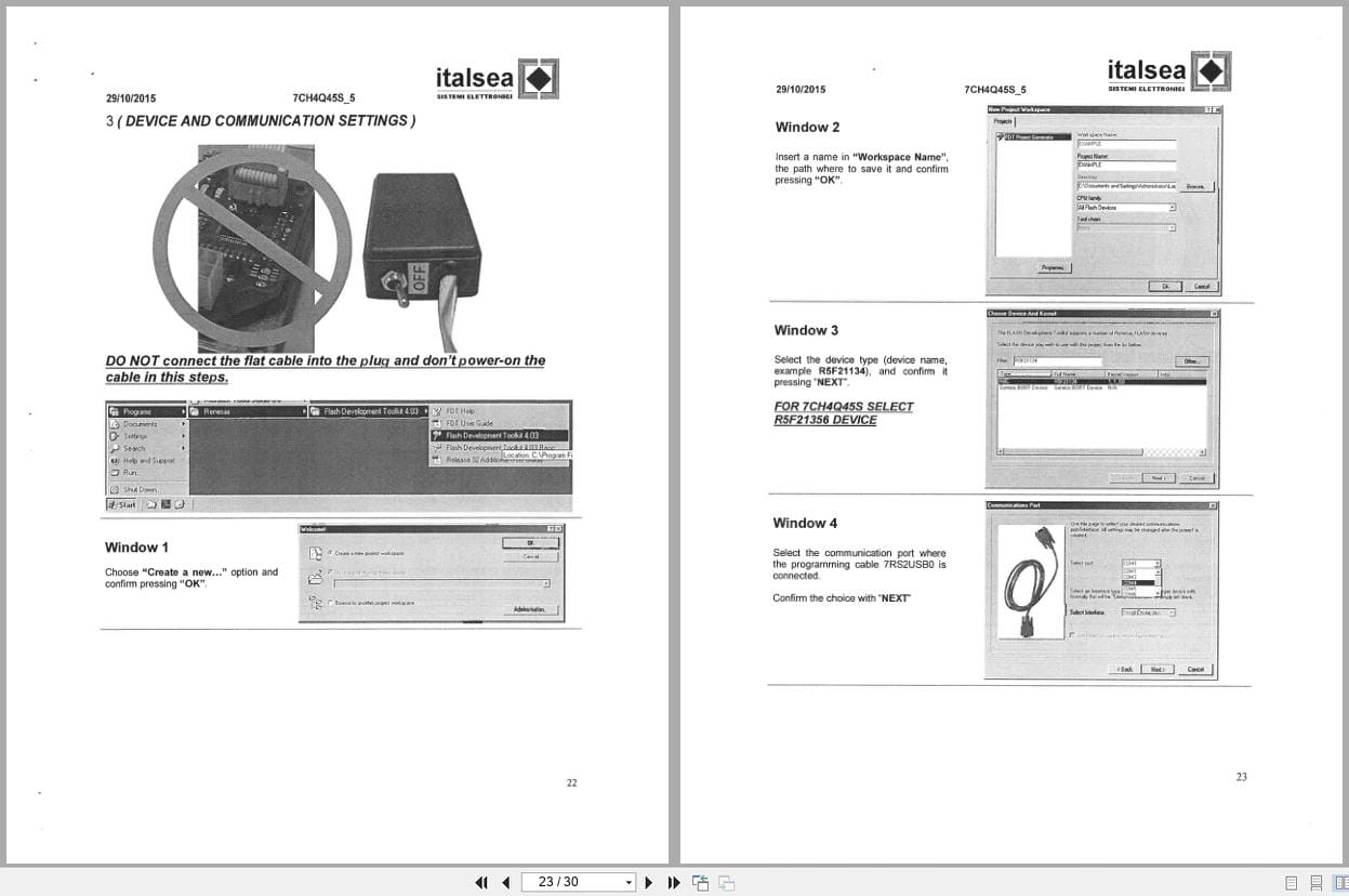 Italsea Microprocessor Controller For PM DC Motors 7CH4Q45S Users Guide 718203 (2)