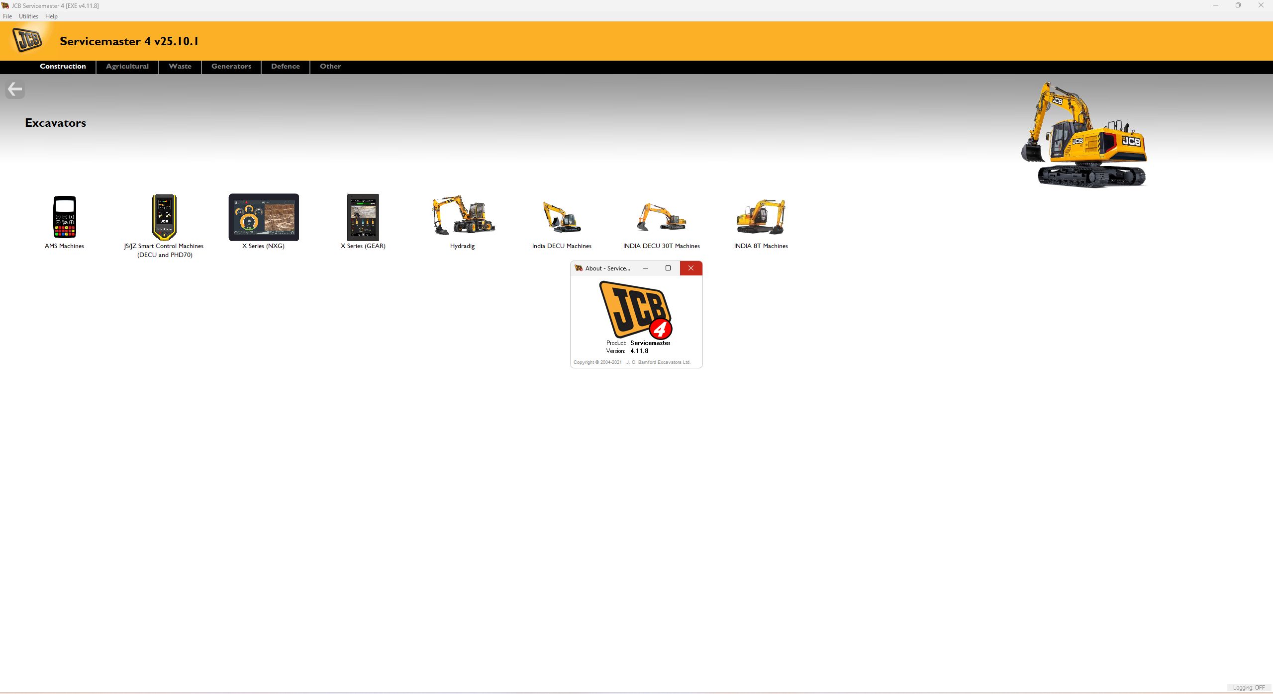 JCB ServiceMaster v25.10.1 10.2025 Diagnostic Solution 1