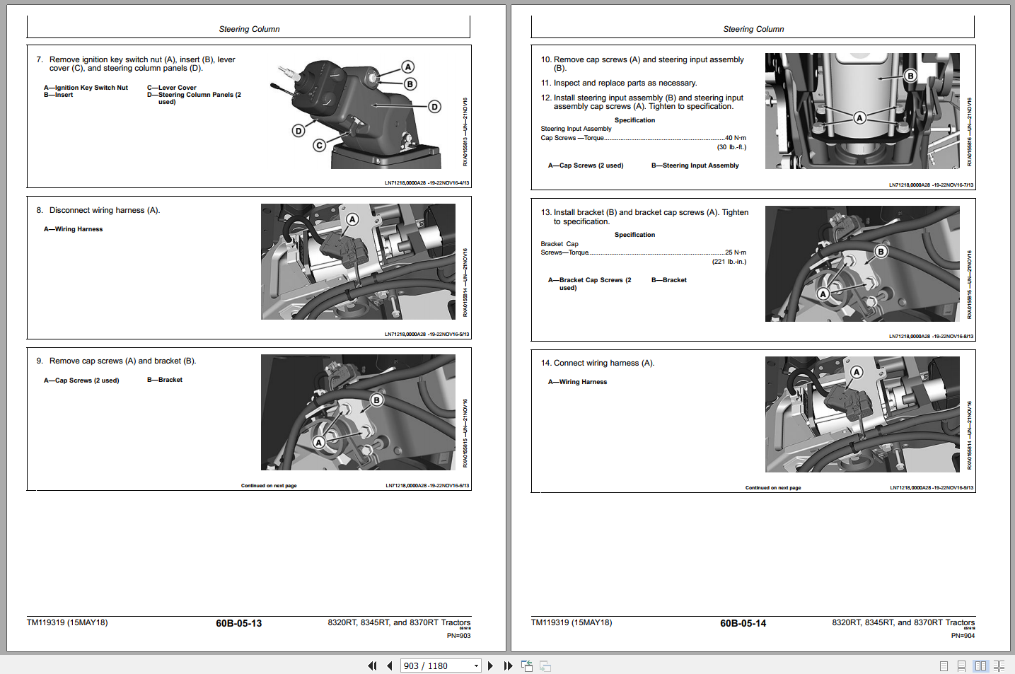 John Deere 8320RT 8345RT 8370RT Tractors Repair Technical Manual TM119319 (3)