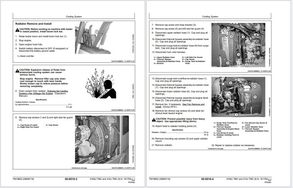 John Deere Backhoe Loader 310Sj 410J Repair Technical Manual Tm10853 (3)