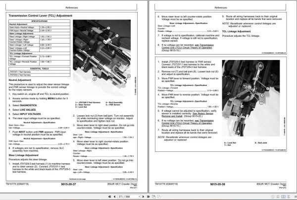John Deere Crawler Dozer 850JR Operation & Test Technical Manual TM10779 (3)