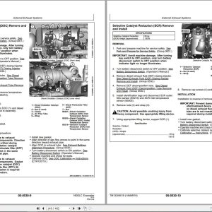 John Deere Excavator 160GLC Repair Technical Manual TM13349X19 2019 (2)