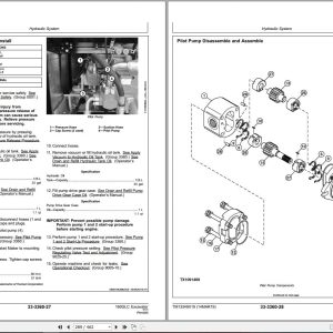 John Deere Excavator 160GLC Repair Technical Manual TM13349X19 2019 (3)