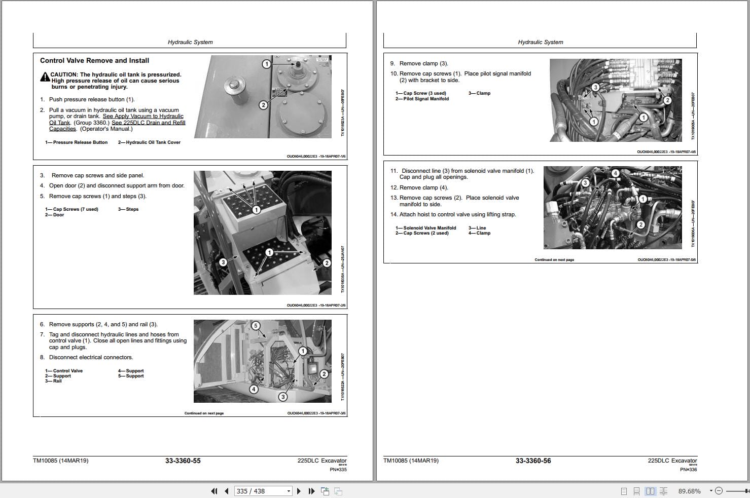 John Deere Excavator 225DLC Repair Technical Manual TM10085 (3)