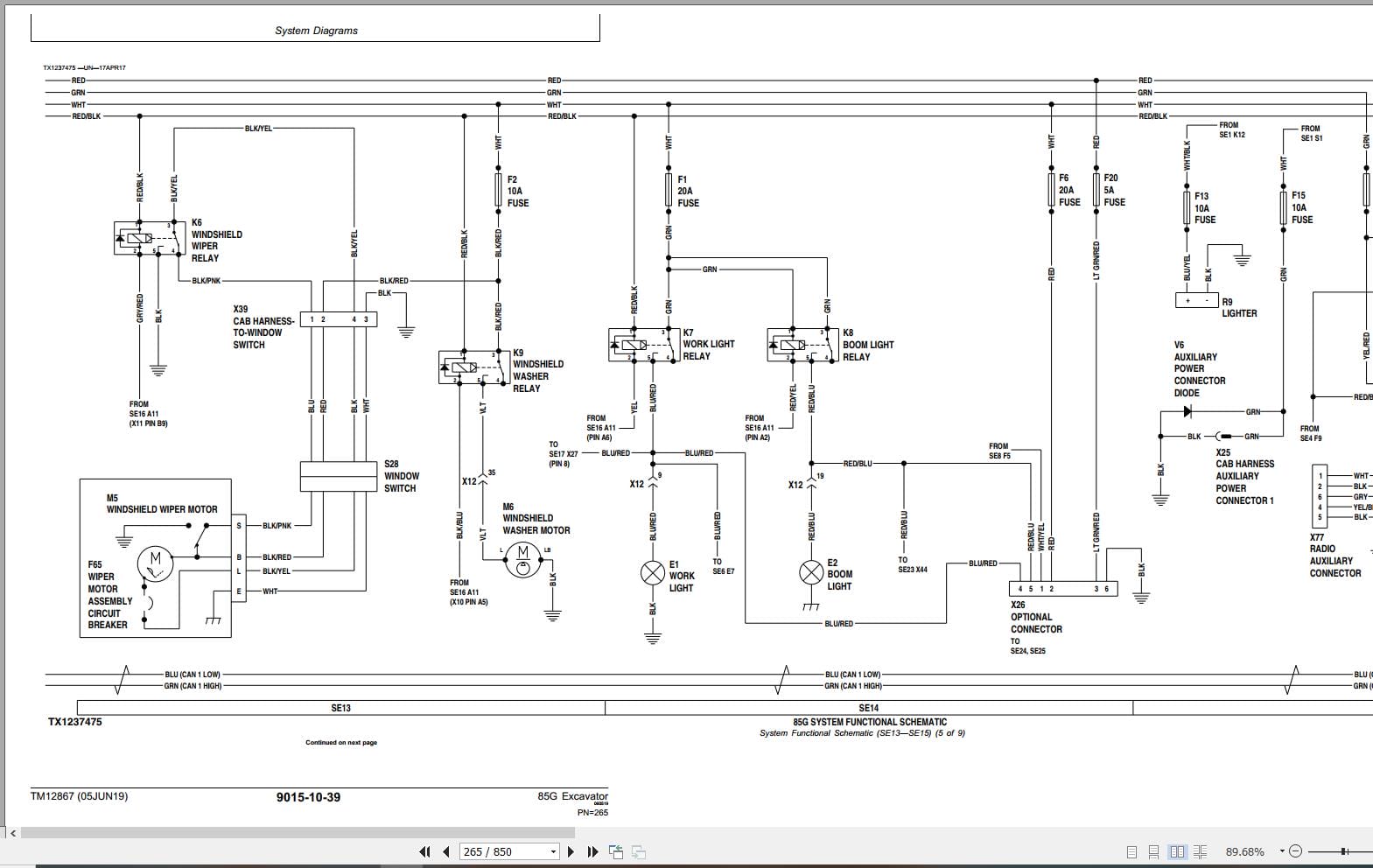 John Deere Excavator 85G Operation & Test Technical Manual TM12867 (2)