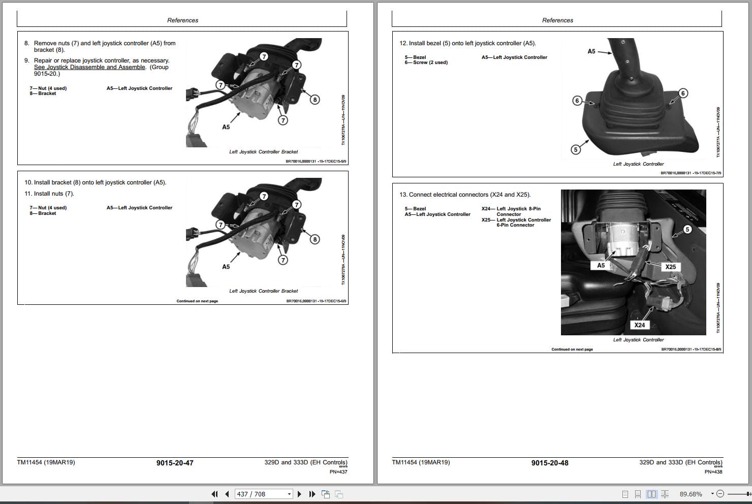 John Deere Loader 329D 333D Operation & Test Technical Manual TM11454 (3)