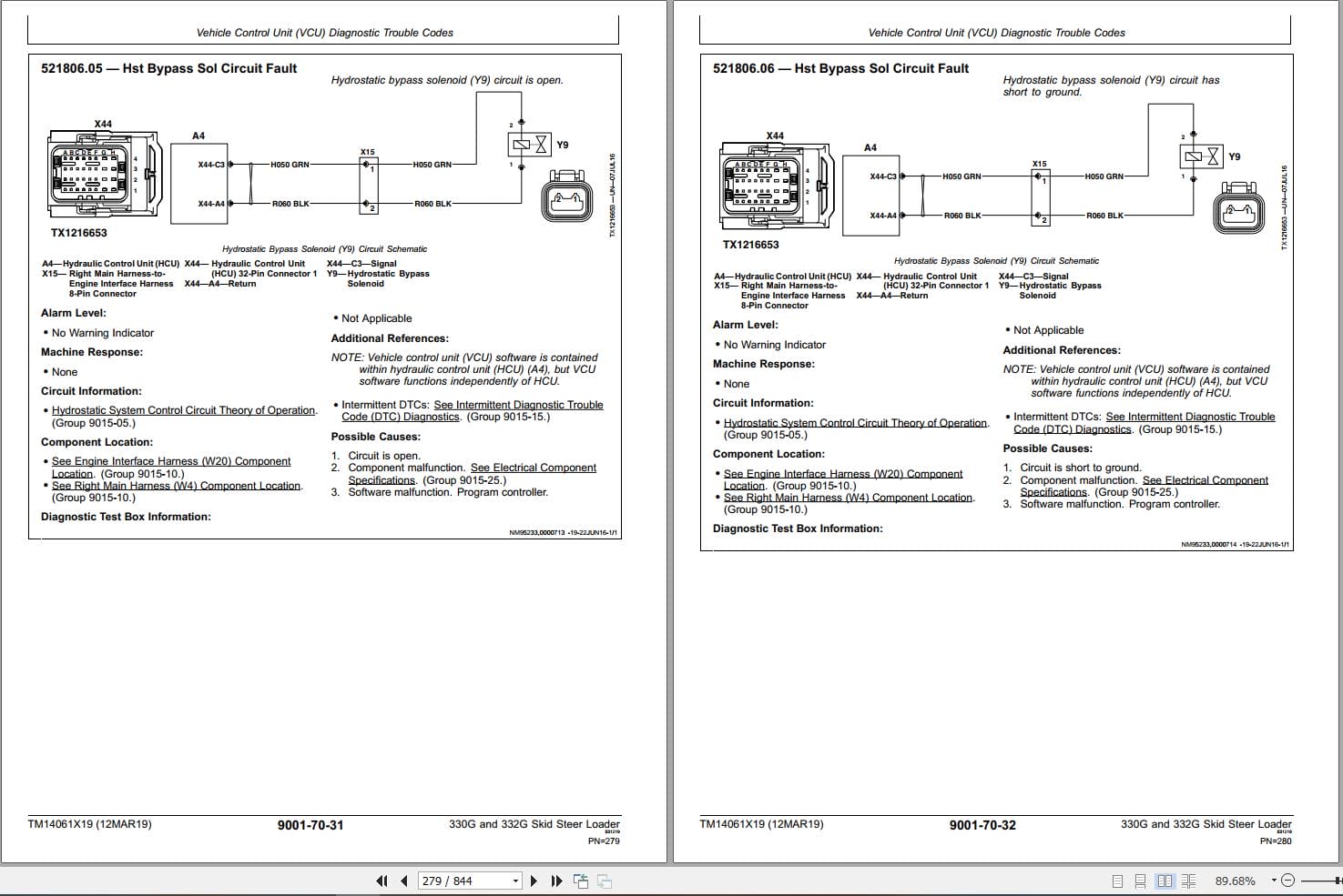 John Deere Loader 330G 332G Operation & Test Technical Manual TM14061X19 (2)