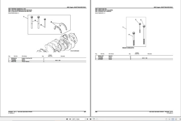 John Deere Skid Steer Loader 325 328 Parts Catalog Pc9348 (2)