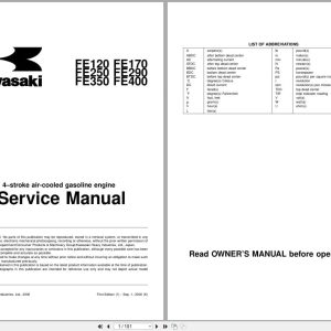 Kawasaki Engine FE120 To FE400 Service Manual 2000 (1)