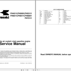Kawasaki Engine FH451V FH500V FH531V FH601V FH641V FH680V FH721V Service Manual 2000 (1)