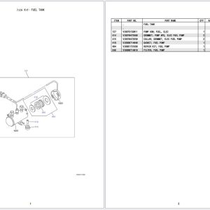 Kobelco Crawler Excavator SK520LC 11 Parts Manual S3LS00068ZE04 (3)