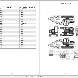 Kobelco Hydraulic Excavator SK140HDLC 8 Parts Manual S3YPB0001ZE07 (2)