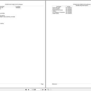 Komatsu Dozer D155AX 8 100001 UP For Mosaic Parts Manual (1)