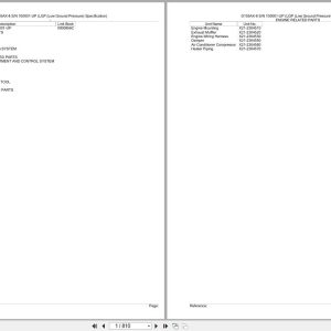 Komatsu Dozer D155AX 8 100001 UP LGP Low Ground Pressure Parts Manual (1)