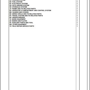 Komatsu Excavator PC490 10 K60001 Up Spare Parts Catalog (1)