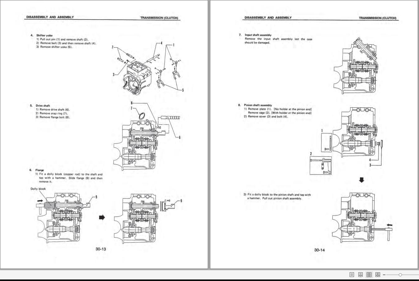 Komatsu Forklift FG20 11 to FD30SV 11 Shop Manual SM042 (2)