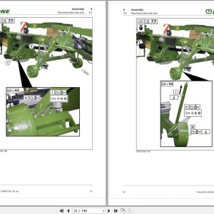Krone Rotary Rakes Swadro TC 1250 Assembly Instructions 150001743 00 EN (2)