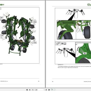 Krone Rotary Tedder Vendro 1120 Assembly Instructions 150001823 00 EN (2)