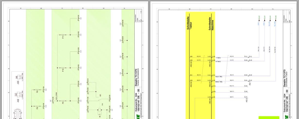 Krone Rotor Rake Swadro TC1370 Electric Cirtuit Diagram (3)