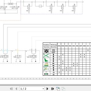 Krone Square Baler BIG Pack HS Hydaulic Diagram (1)
