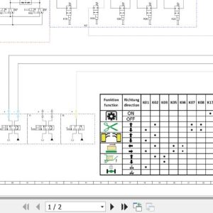 Krone Square Baler BP 1290 HDP Hydaulic Diagram (1)
