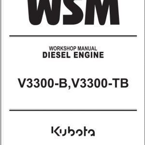 Kubota Diesel Engine V3300 B V3300 TB Workshop Manual (1)