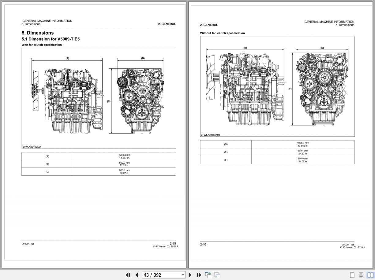 Kubota Diesel Engine V5009 TIE5 Workshop Manual (2)