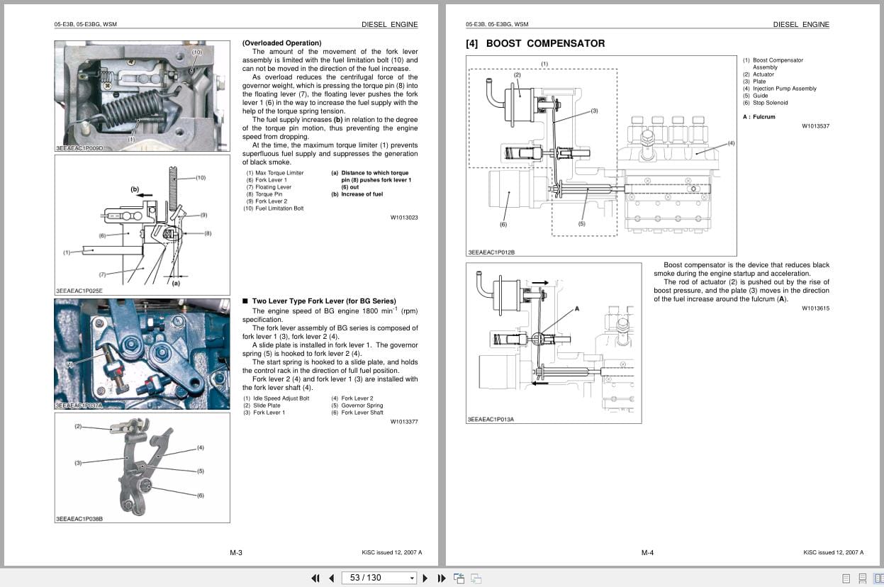 Kubota Engine 05 E3B 05 E3BG Series Workshop Manual 9Y111 00123 2007 (2)