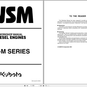 Kubota Engine D1503 M D1703 M D1803 M V2203 M V2403 M Workshop Manual 9Y011 02132 2006 (1)