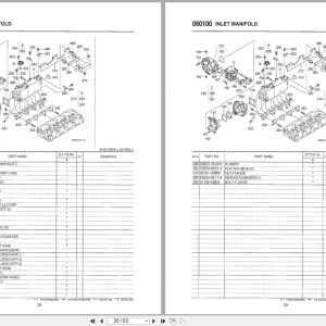 Kubota Engine WG1605 L E3 PBS 1 Illustrated Parts List 97898 79910 2012 (3)