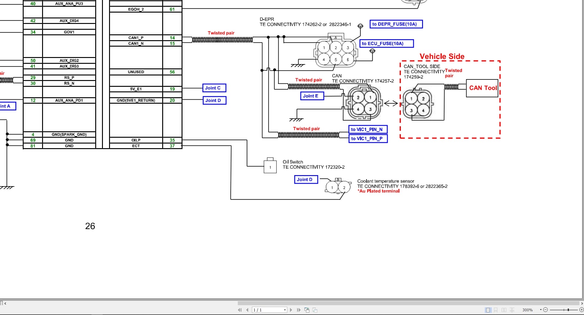 Kubota Engine WG1605 WG2503 WG3800 Wiring Harness (2)
