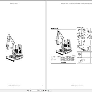 Kubota Excavator KX040 4 Australia Parts Catalog (1)