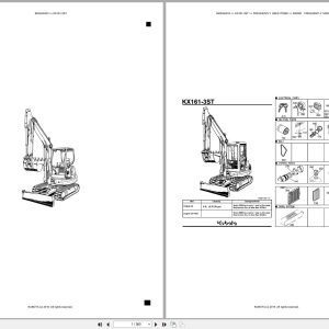 Kubota Excavator KX161 3ST Australia Parts Catalog (1)