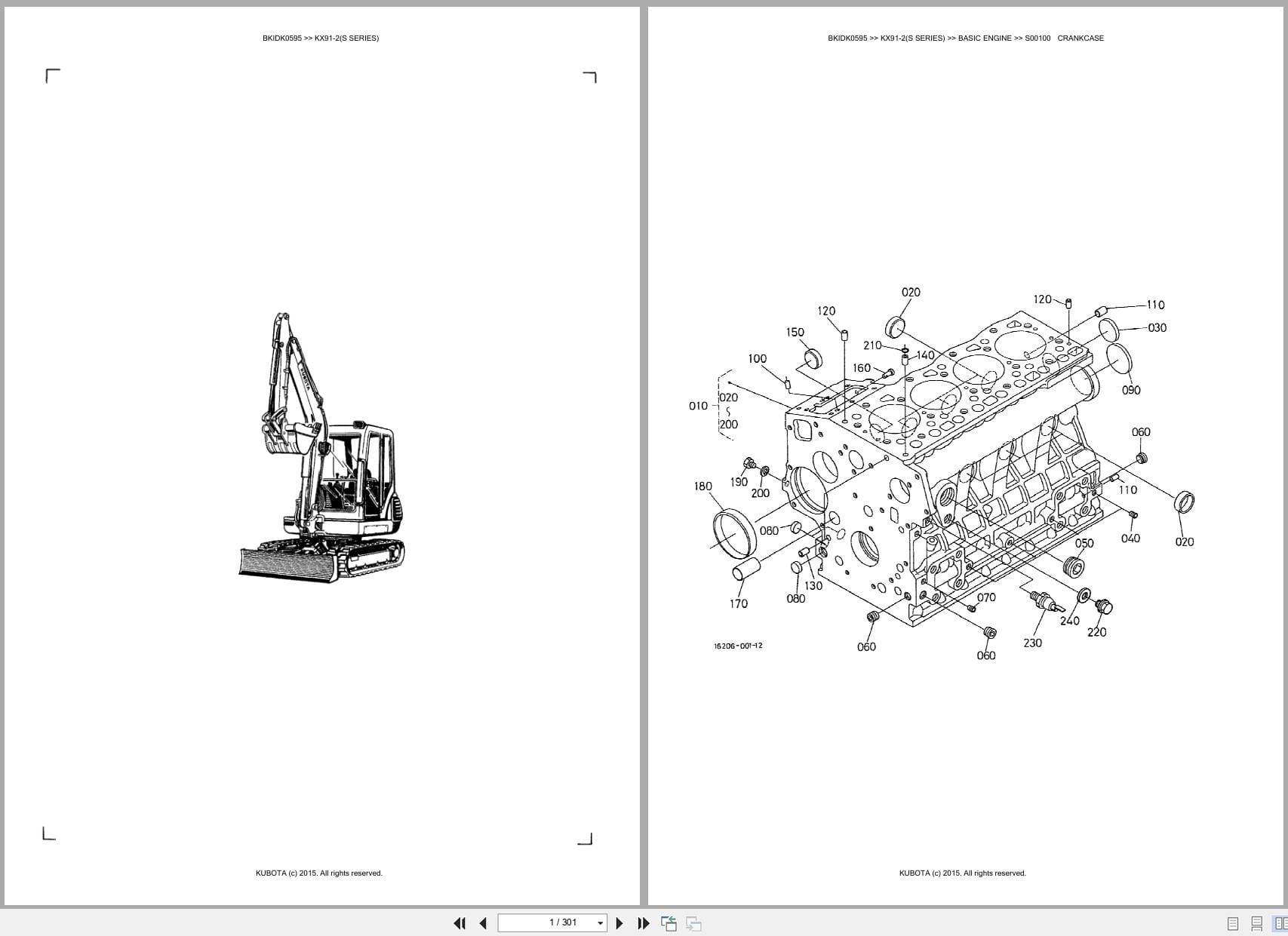 Kubota Excavator KX91 2 S Series Australia Parts Catalog (1)