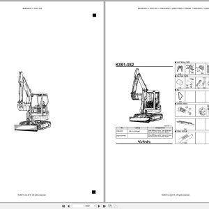 Kubota Excavator KX91 3S2 Australia Parts Catalog (1)