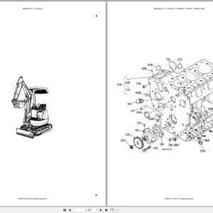 Kubota Excavator U 15 U 15KTA Australia Parts Catalog (1)