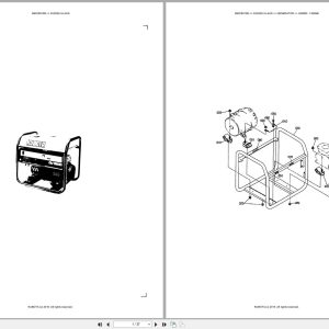 Kubota Generator AV2500 3J AUS Australia Parts Catalog (1)
