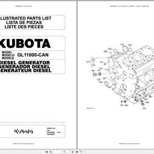 Kubota Generator GL11000 CAN Australia Parts Catalog (1)