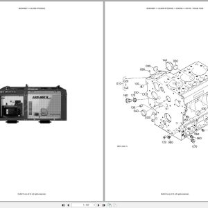 Kubota Generator GL9000 STD 50HZ Australia Parts Catalog (1)