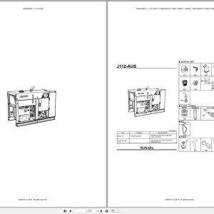 Kubota Generator J112 AUS Australia Parts Catalog (1)