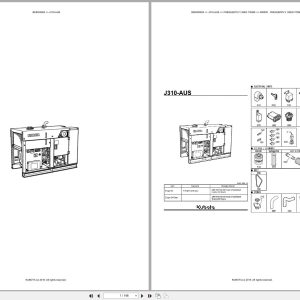 Kubota Generator J310 AUS Australia Parts Catalog (1)
